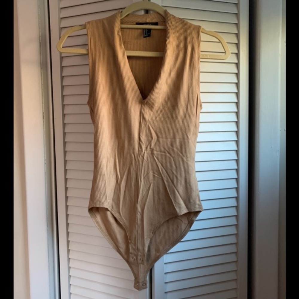 V-neck bodysuit